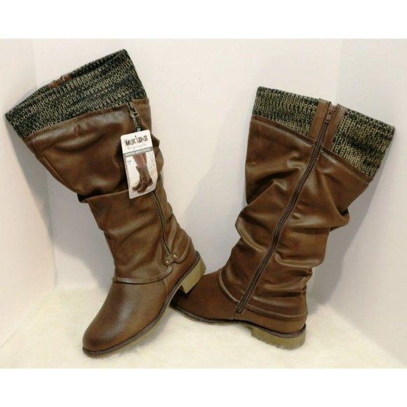 MUK LUKS Women's Brown Bianca Boots Size 11